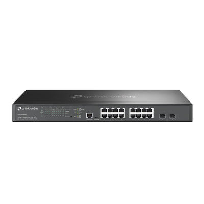 TP-Link Omada SG3218XP-M2 switch di rete Gestito L2+ 2.5G Ethernet (100/1000/2500) Supporto Power over Ethernet (PoE) 1U Nero [SG3218XP-M2]