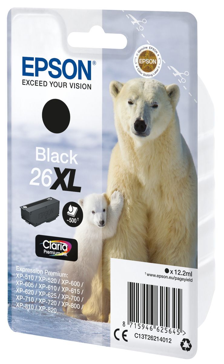 Epson Cartuccia Nero XL [C13T26214012]