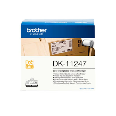 Brother DK-11247 nastro per etichettatrice Nero su bianco [DK11247]