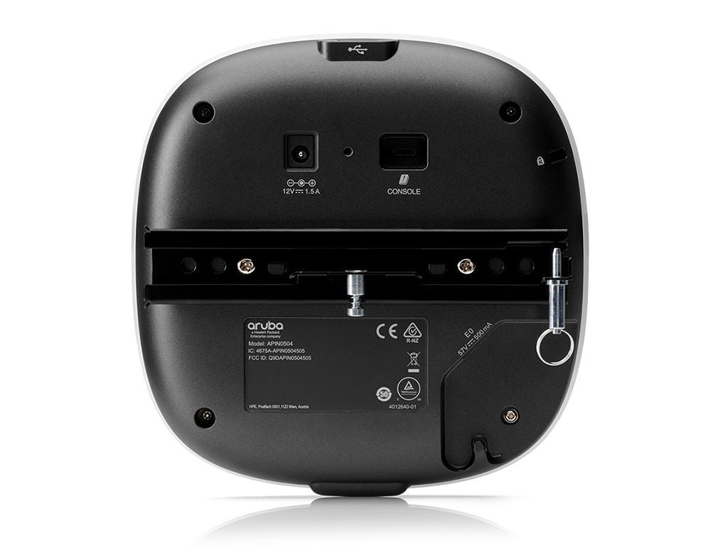 HPE Aruba Networking AP-504 (RW) Dual Radio 2x2 802.11ax External Antennas Unified Campus AP [R2H22A]