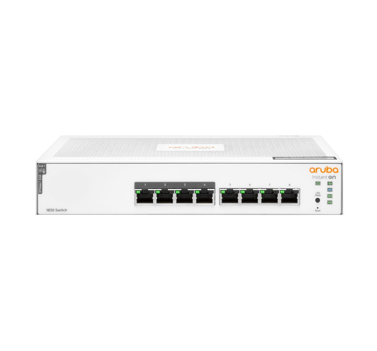 HPE Aruba Networking Aruba Instant On 1830 8G 4p Class4 PoE 65W Gestito L2 Gigabit Ethernet (10/100/1000) Supporto Power over Ethernet (PoE) 1U [JL811A#ABB]