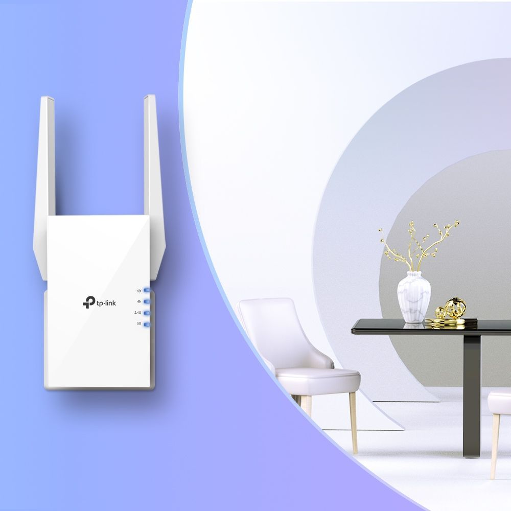 TP-Link RE505X Range Extender OneMesh Wi-Fi 6 AX1500 [RE505X]