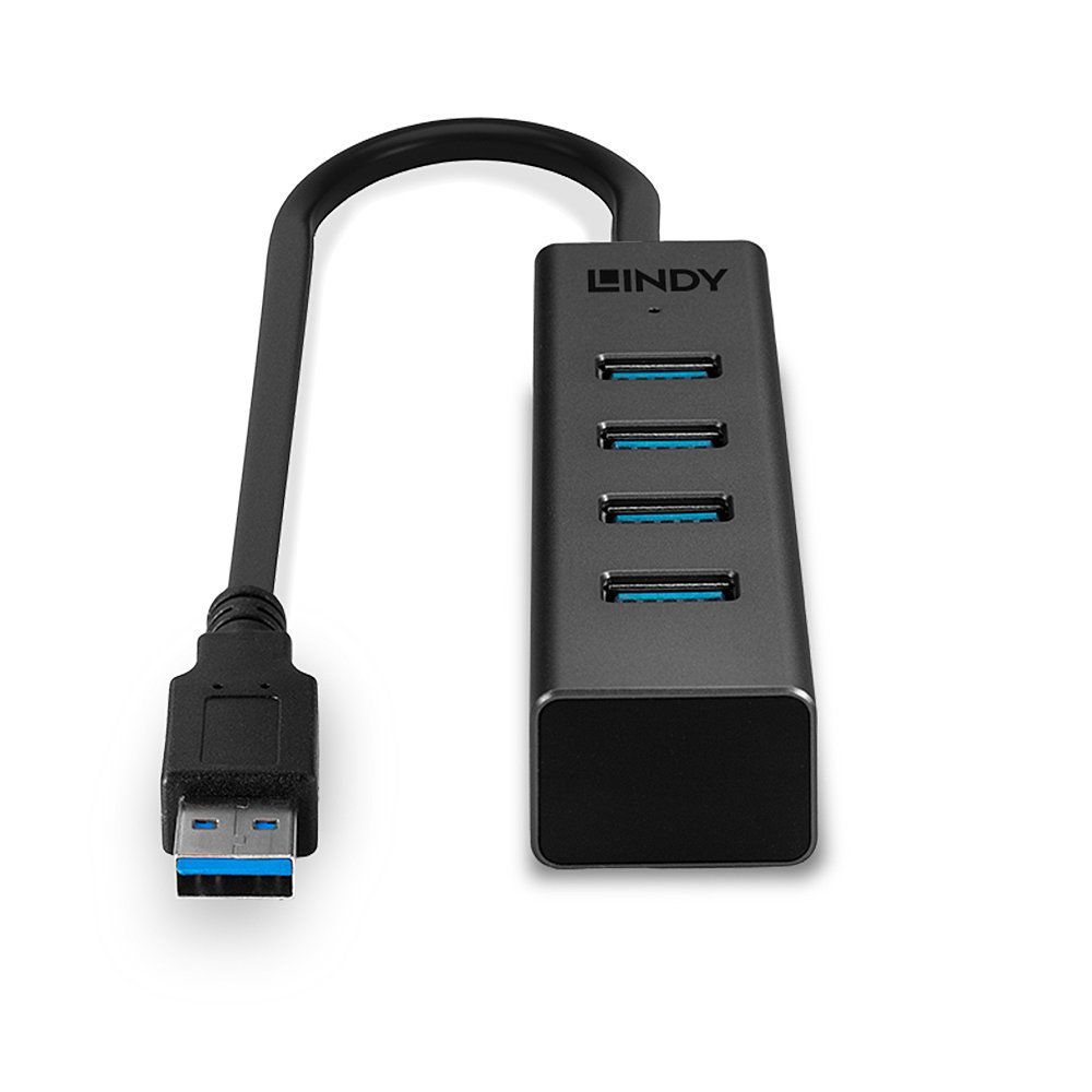 Lindy 43325 hub di interfaccia USB 3.2 Gen 1 (3.1 Gen 1) Type-C 5000 Mbit/s Grigio [LINDY43325]
