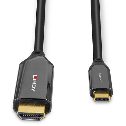 Lindy 43367 cavo e adattatore video 1 m USB tipo-C HDMI tipo A (Standard) Nero [LINDY43367]