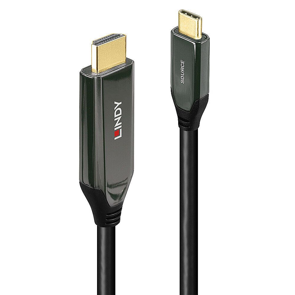 Lindy 43367 cavo e adattatore video 1 m USB tipo-C HDMI tipo A (Standard) Nero [LINDY43367]