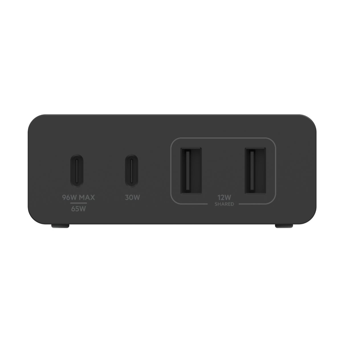 Belkin ALIMENTATORE GAN 108W CON PORTE 2X USB-C, 2X USB-A [WCH010VFBK]