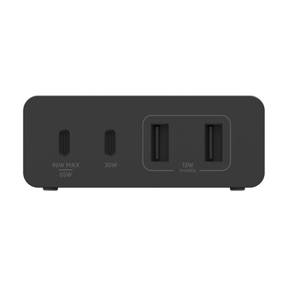 Belkin ALIMENTATORE GAN 108W CON PORTE 2X USB-C, 2X USB-A [WCH010VFBK]