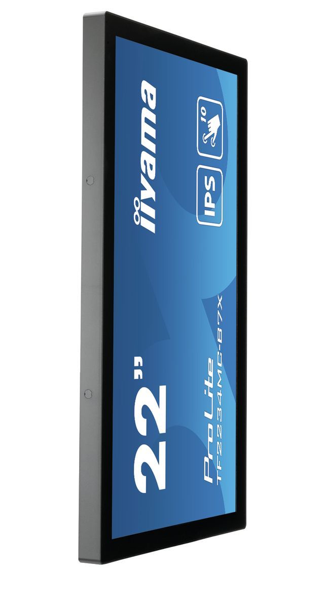iiyama ProLite TF2234MC-B7X Monitor PC 54,6 cm (21.5") 1920 x 1080 Pixel Full HD LED Touch screen Multi utente Nero [TF2234MC-B7X]