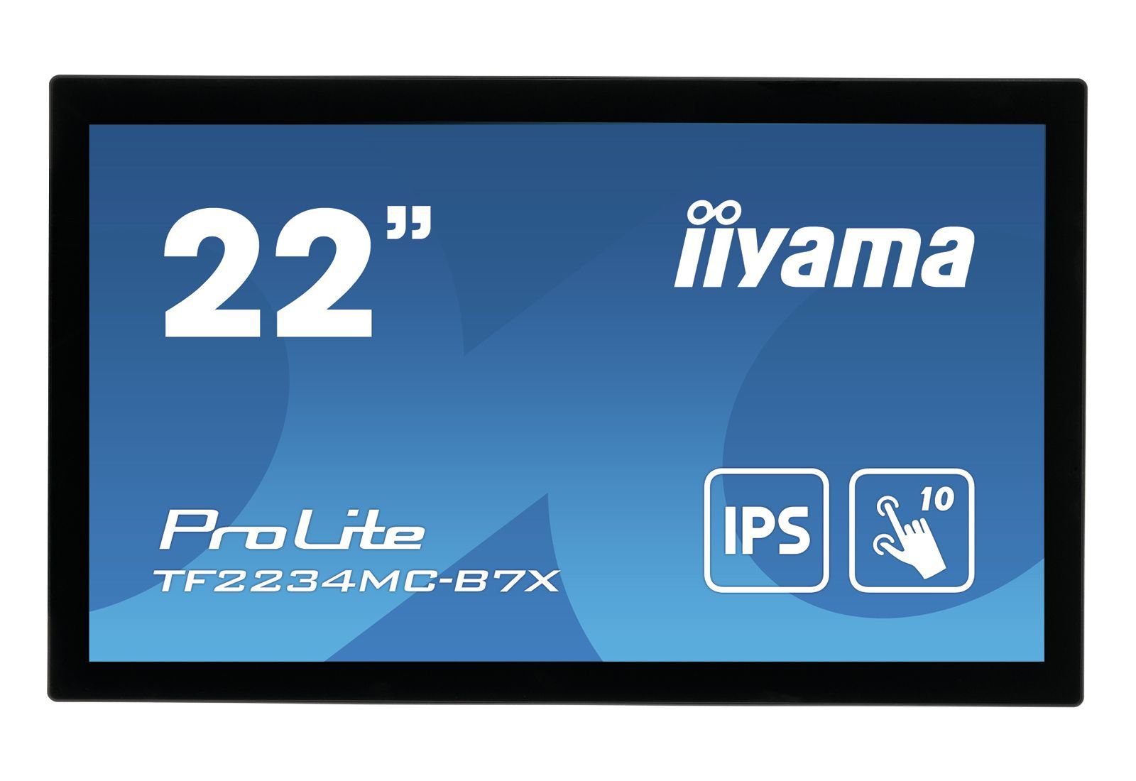 iiyama ProLite TF2234MC-B7X Monitor PC 54,6 cm (21.5") 1920 x 1080 Pixel Full HD LED Touch screen Multi utente Nero [TF2234MC-B7X]