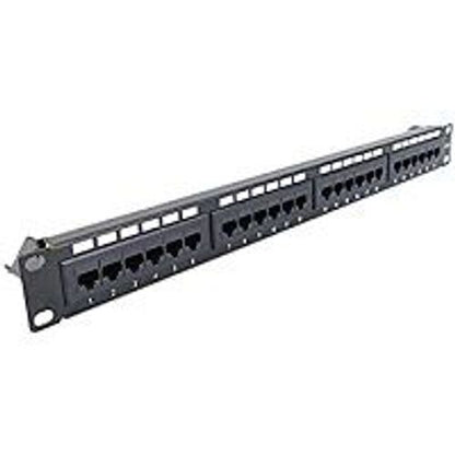 PATCH PANEL Cat.6 UTP 24 PORTE RJ45 IDC 110 1U [PP24-RJ6]
