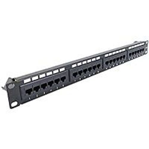 PATCH PANEL Cat.6 UTP 24 PORTE RJ45 IDC 110 1U [PP24-RJ6]
