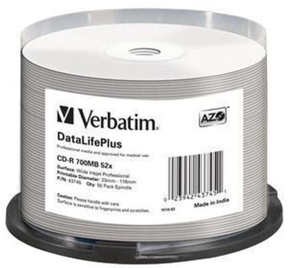 Verbatim CD-R 52x DataLifePlus 700 MB 50 pz [43745]