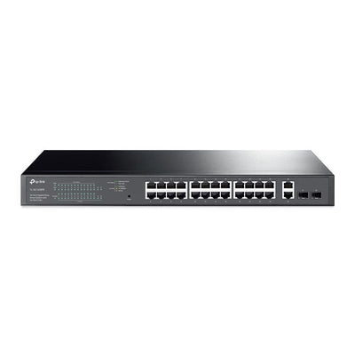 TP-Link TL-SG1428PE switch di rete Gestito L2 Gigabit Ethernet (10/100/1000) Supporto Power over Ethernet (PoE) 1U Nero [TL-SG1428PE]