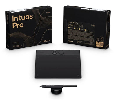 Wacom Intuos Pro Small  2025 tavoletta grafica Nero 187 x 105 mm USB/Bluetooth [PTK470K0B]