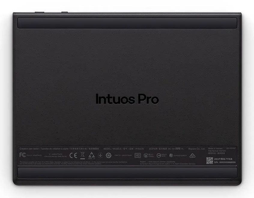 Wacom Intuos Pro Small  2025 tavoletta grafica Nero 187 x 105 mm USB/Bluetooth [PTK470K0B]