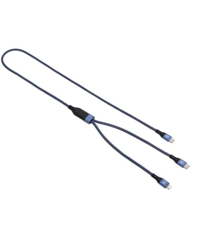 Vultech CS-NCCL12BL cavo USB USB 2.0 1,2 m USB C USB C/Lightning 480 Gbit/s 100 W Blu [CS-NCCL12BL]