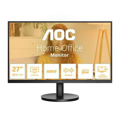 AOC B3 U27B3A Monitor PC 68,6 cm (27") 3840 x 2160 Pixel 4K Ultra HD LCD Nero [U27B3A]