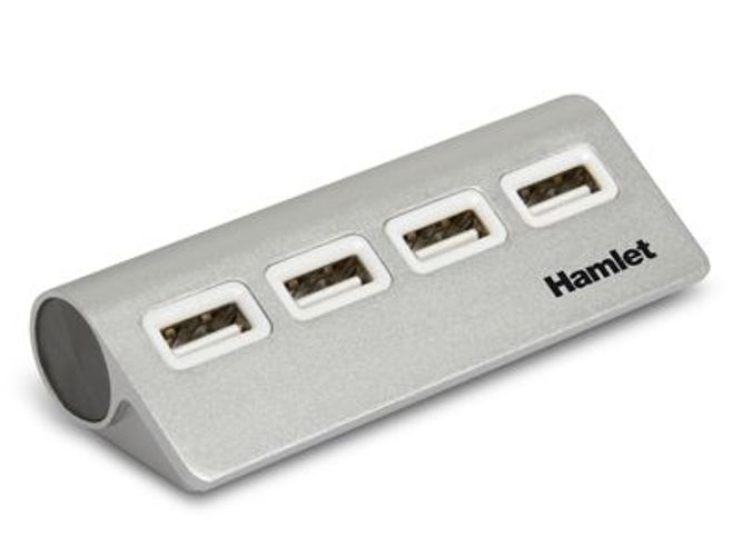 Hamlet 4 port Hub usb 2.0 a 4 porte 480 Mbps [XHUB4020AL]