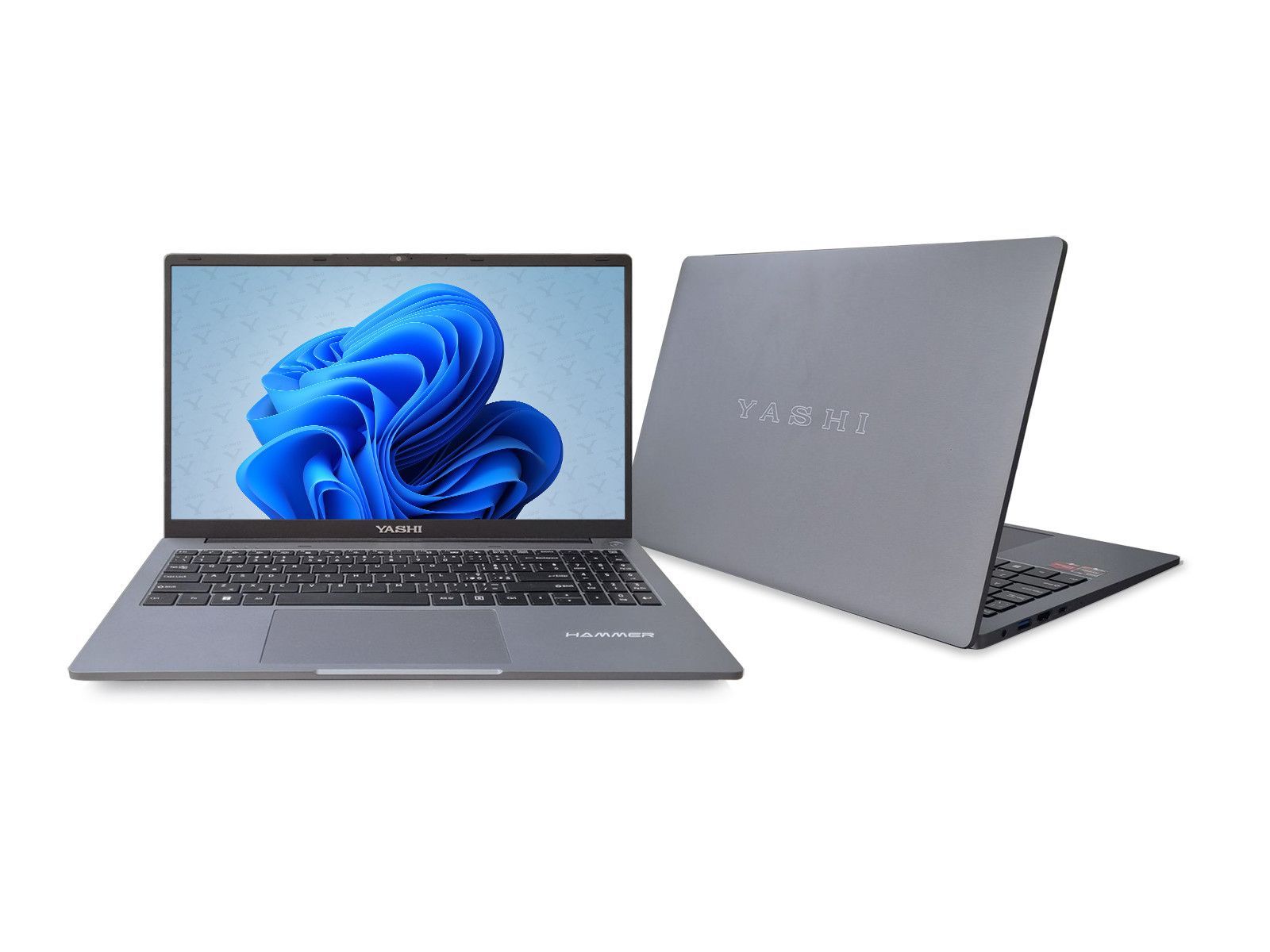 YASHI HAMMER YP1530 laptop AMD Ryzen 7 5700U Computer portatile 39,6 cm (15.6") Full HD 8 GB DDR4-SDRAM 512 GB SSD Wi-Fi 6 (802.11ax) Windows 11 Pro Grigio [YP1530]