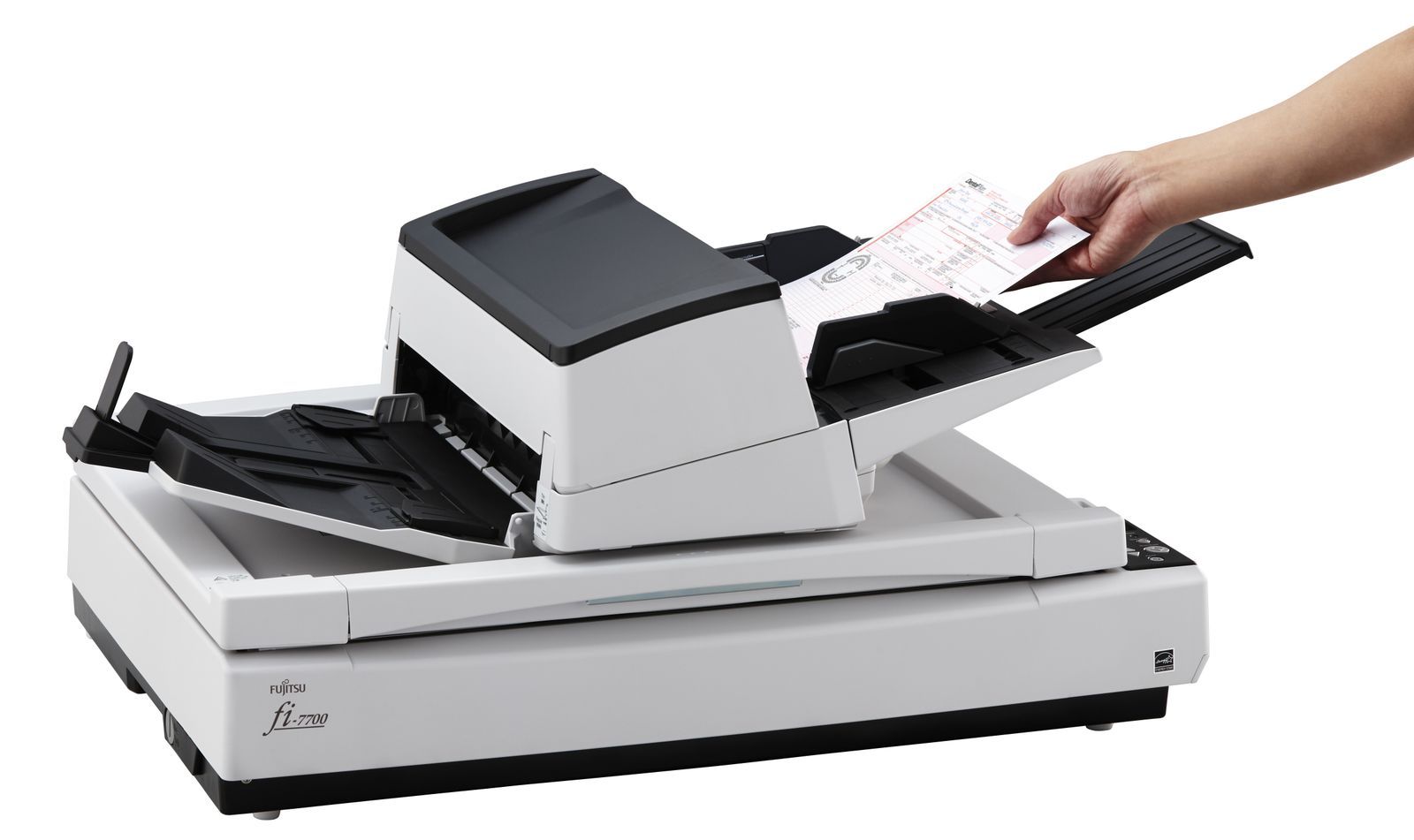 Ricoh fi-7700 Scanner piano e ADF 600 x 600 DPI A3 Nero, Bianco [PA03740-B001]