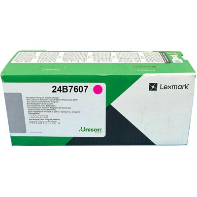 Lexmark 24B7607 cartuccia toner 1 pz Originale Magenta [24B7607]