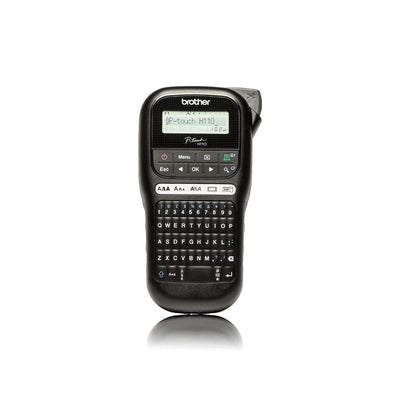 Brother PT-H110 stampante per etichette (CD) Trasferimento termico 180 x 180 DPI 20 mm/s TZe QWERTY [PTH110TA1]