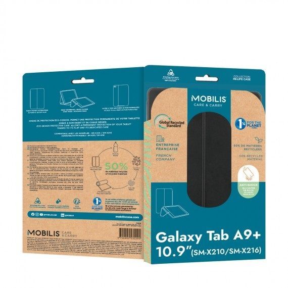 Mobilis 068014 custodia per tablet 27,7 cm (10.9") Custodia a libro Nero [068014]