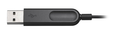 Logitech 981-000475 cuffia e auricolare Cablato A Padiglione Ufficio USB tipo A Nero [981-000475]