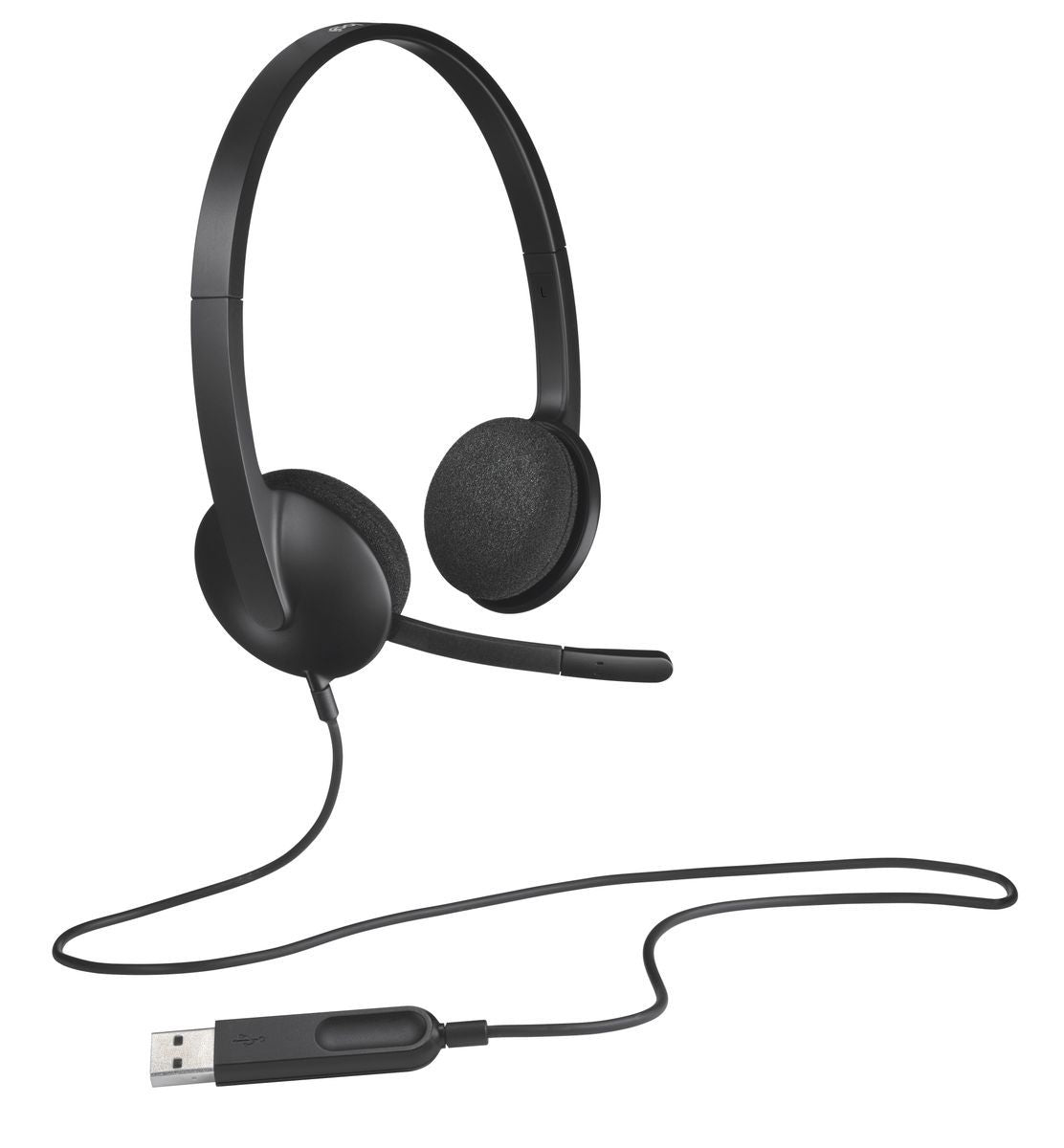 Logitech 981-000475 cuffia e auricolare Cablato A Padiglione Ufficio USB tipo A Nero [981-000475]