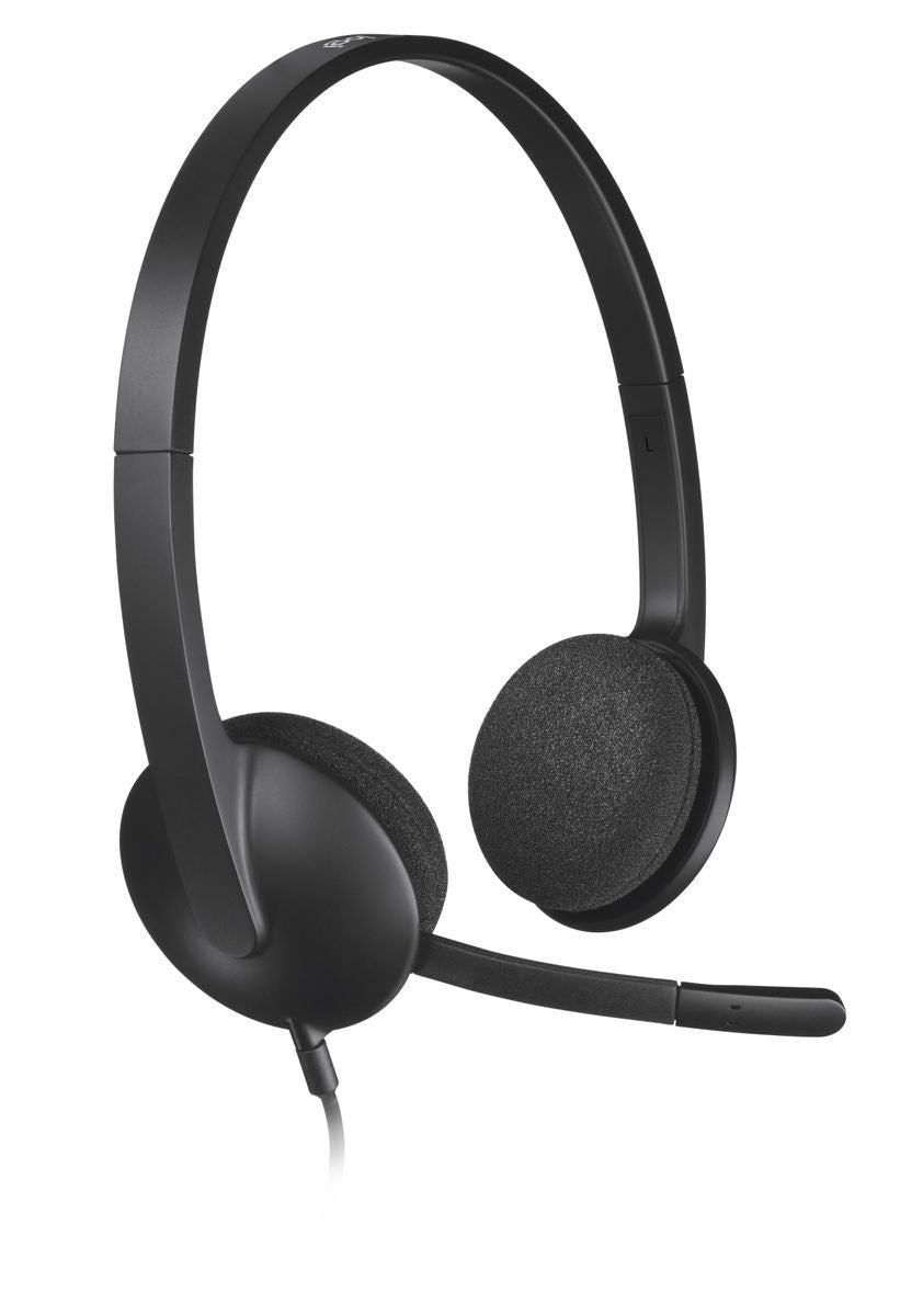 Logitech 981-000475 cuffia e auricolare Cablato A Padiglione Ufficio USB tipo A Nero [981-000475]