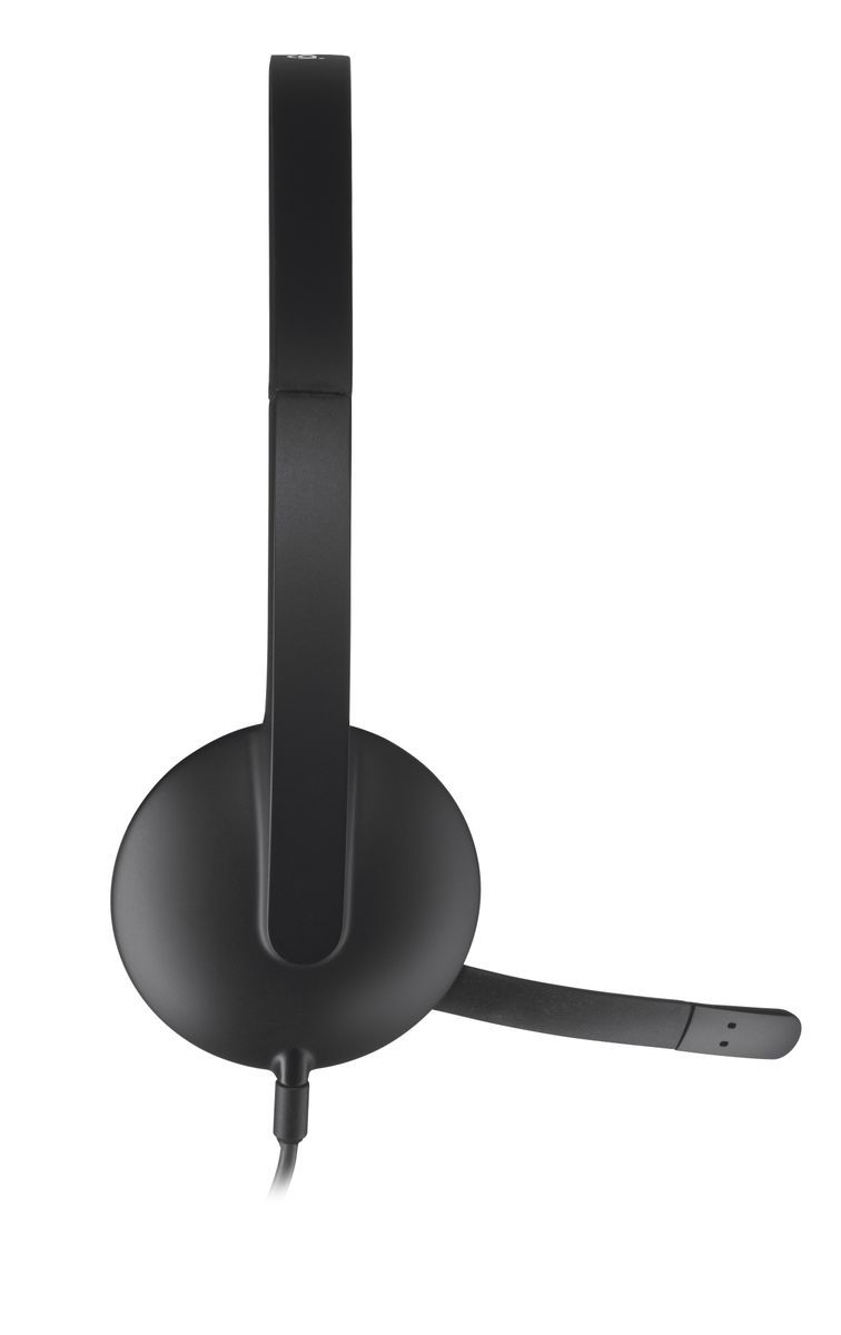 Logitech 981-000475 cuffia e auricolare Cablato A Padiglione Ufficio USB tipo A Nero [981-000475]