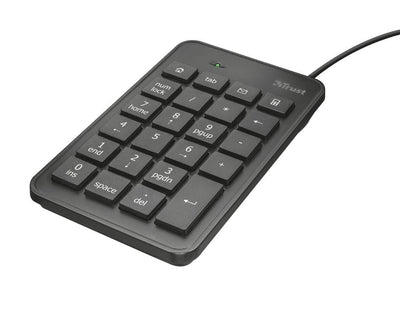Trust 22221 tastierino numerico Laptop/PC USB Nero [22221]