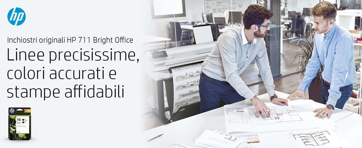 HP Cartuccia inchiostro nero DesignJet 711, 38 ml [CZ129A]