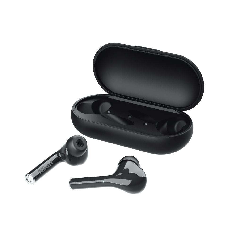 Trust Nika Touch Auricolare True Wireless Stereo (TWS) In-ear Musica e Chiamate Bluetooth Nero [23554]