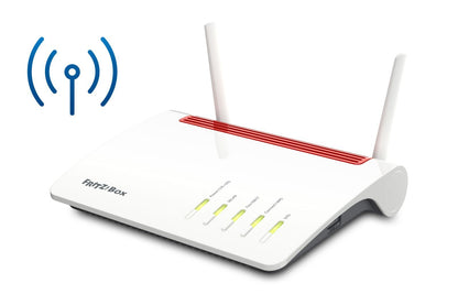 FRITZ!Box Box 6890 LTE router wireless Gigabit Ethernet Dual-band (2.4 GHz/5 GHz) 4G Rosso, Bianco [20002818]