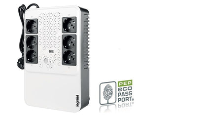 Legrand Keor ASI MULTIPLUG 800 GR gruppo di continuità (UPS) A linea interattiva 0,8 kVA 480 W 6 presa(e) AC [LG-310082]