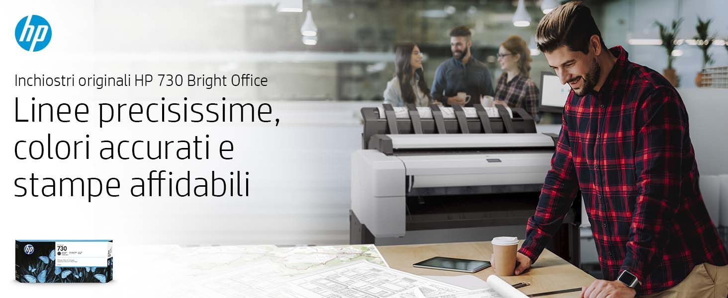 HP Cartuccia di inchiostro ciano DesignJet 730 da 300 ml [P2V68A]