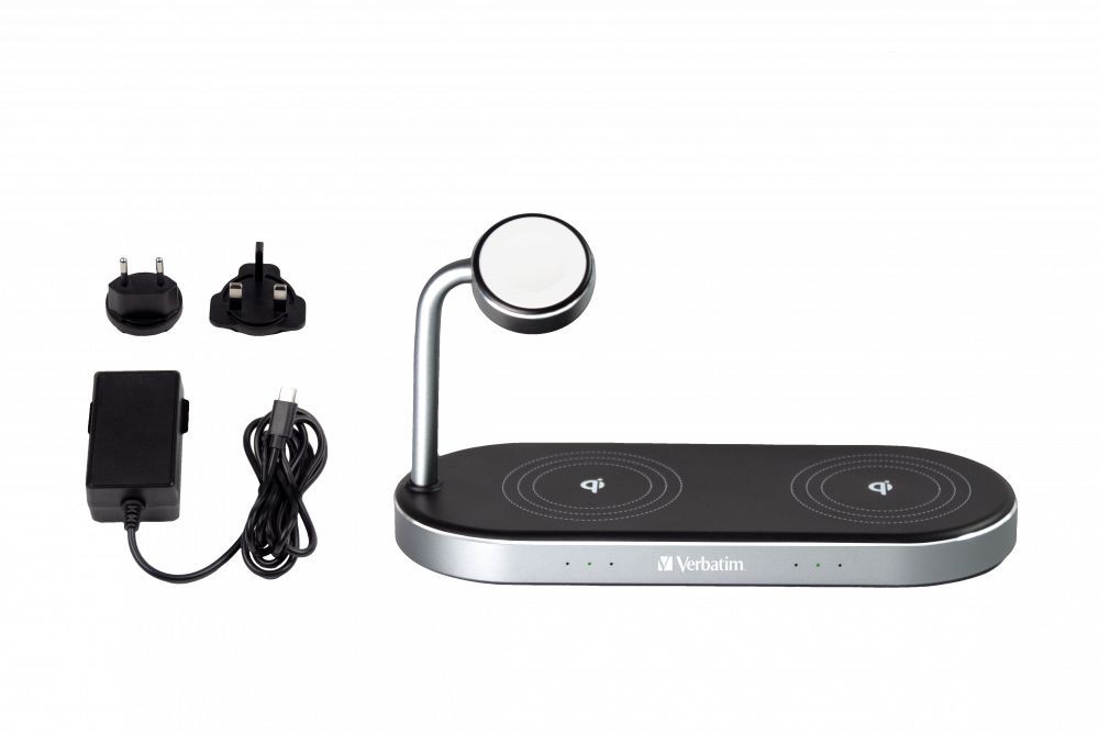 Verbatim WCS-03 Universale Nero USB Carica wireless Ricarica rapida Interno [49557]