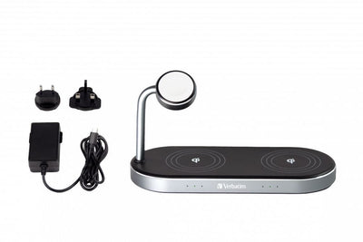 Verbatim WCS-03 Universale Nero USB Carica wireless Ricarica rapida Interno [49557]