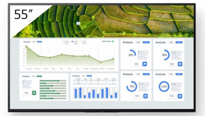 Sony FW-55BZ30L visualizzatore di messaggi Pannello piatto per segnaletica digitale 139,7 cm (55") LCD Wi-Fi 440 cd/m 4K Ultra HD Nero Android 24/7 [FW-55BZ30L]