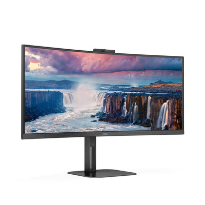 AOC V5 CU34V5CW Monitor PC 86,4 cm (34") 3440 x 1440 Pixel Wide Quad HD LED Nero [CU34V5CW/BK]