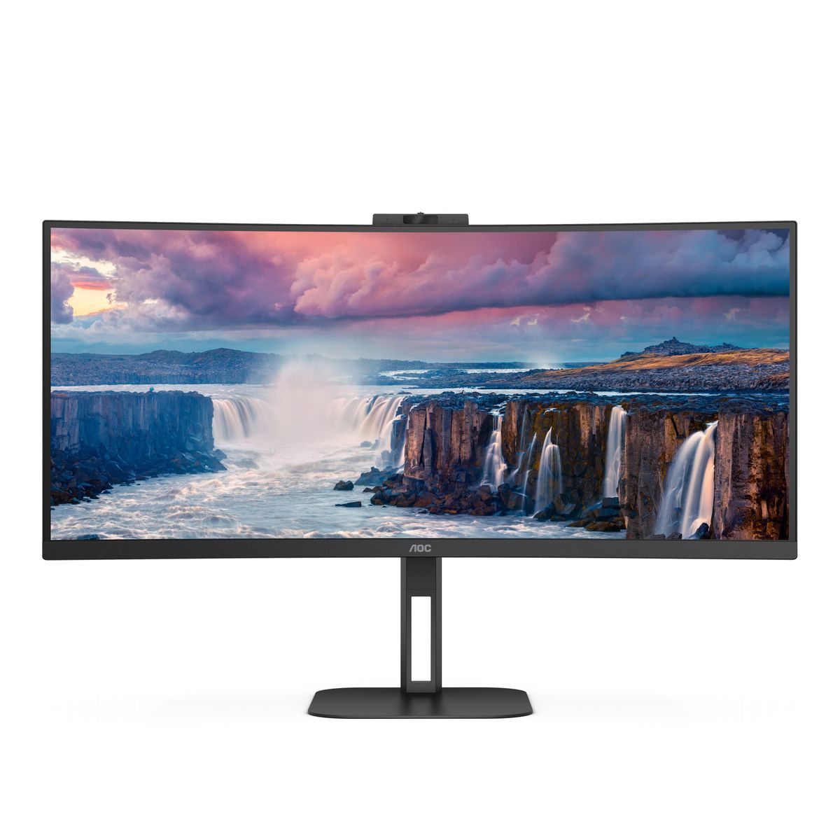 AOC V5 CU34V5CW Monitor PC 86,4 cm (34") 3440 x 1440 Pixel Wide Quad HD LED Nero [CU34V5CW/BK]