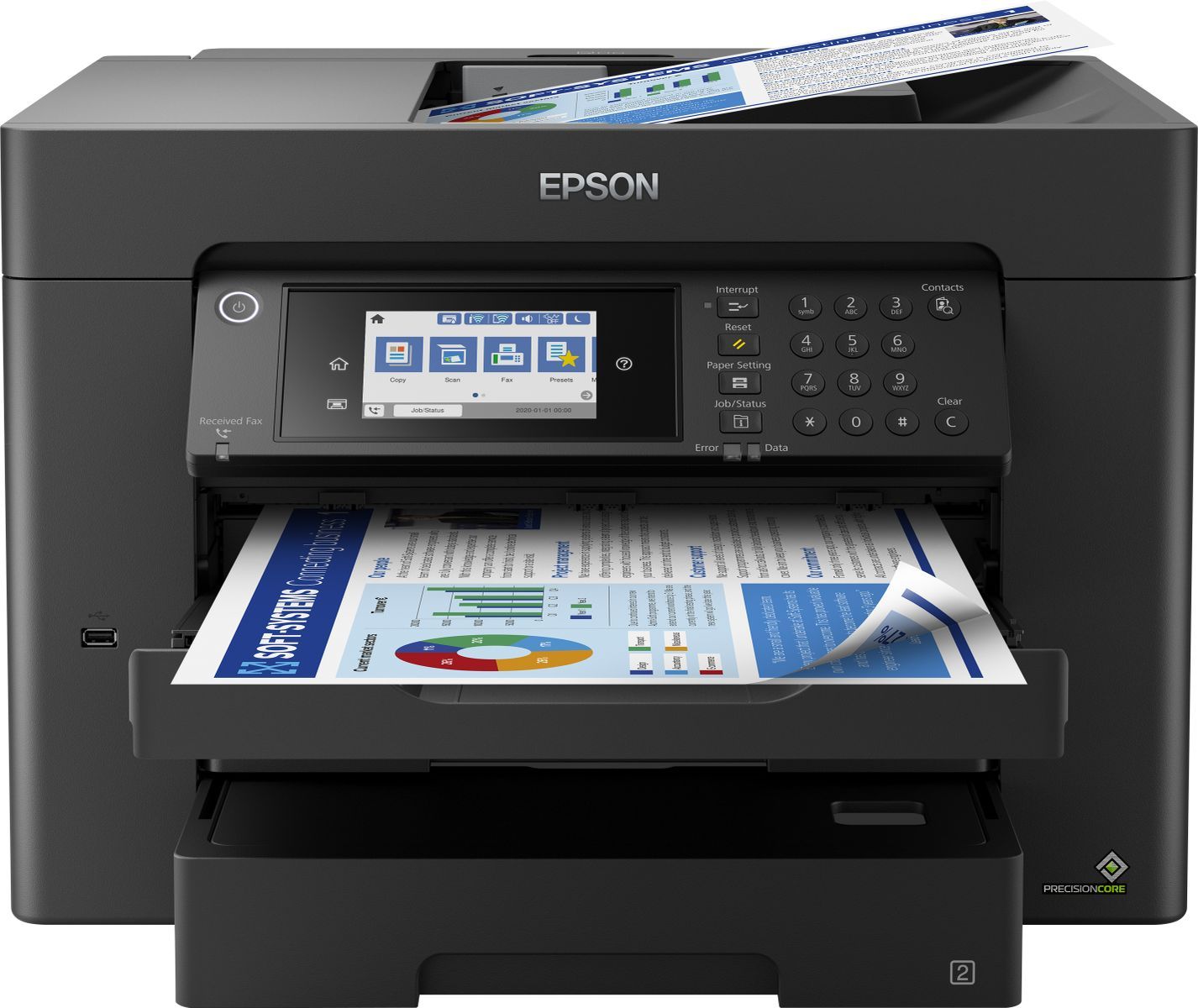 Epson WorkForce Pro WorkForce WF-7840DTWF stampante A3 multifunzione inkjet a cartucce [C11CH67402]