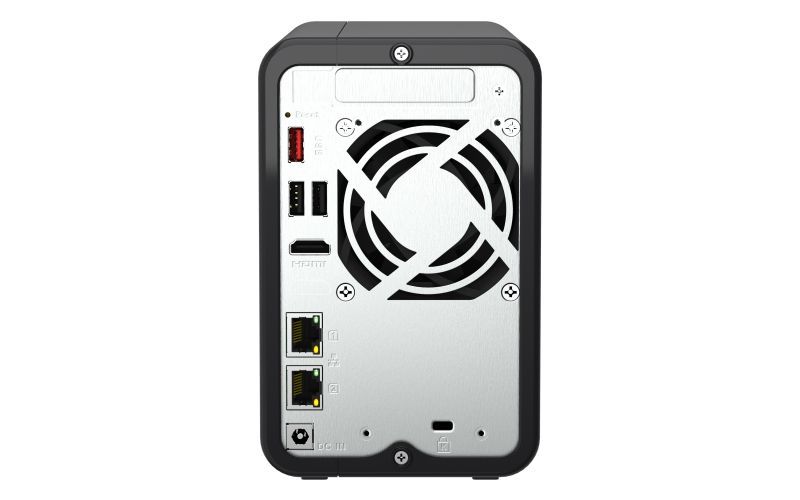 QNAP TS-264 NAS Tower Intel Celeron N5095 8 GB 0 TB QNAP QTS Nero, Oro [TS-264-8G]