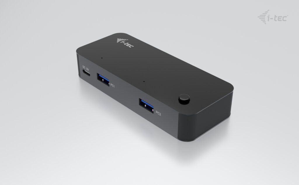 i-tec Universal KVM HUB 2x USB-C + 2x USB-A 3.0 [CAKVMHUB2A2C]