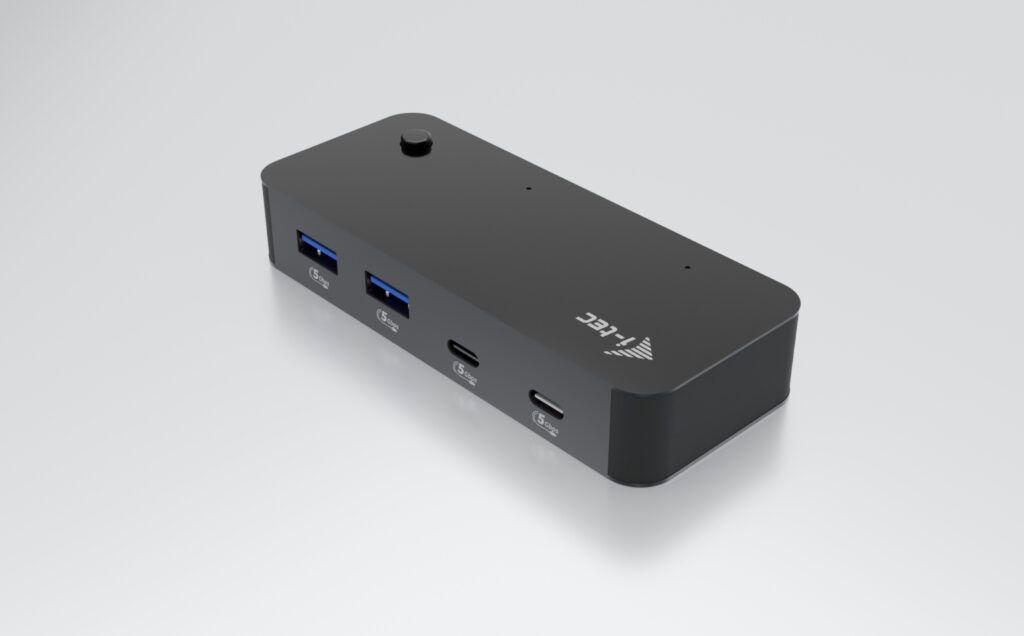 i-tec Universal KVM HUB 2x USB-C + 2x USB-A 3.0 [CAKVMHUB2A2C]