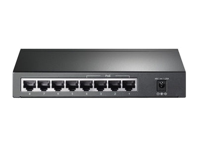 TP-Link TL-SG1008P switch di rete Non gestito Gigabit Ethernet (10/100/1000) Supporto Power over Ethernet (PoE) Nocciola [TL-SG1008P]
