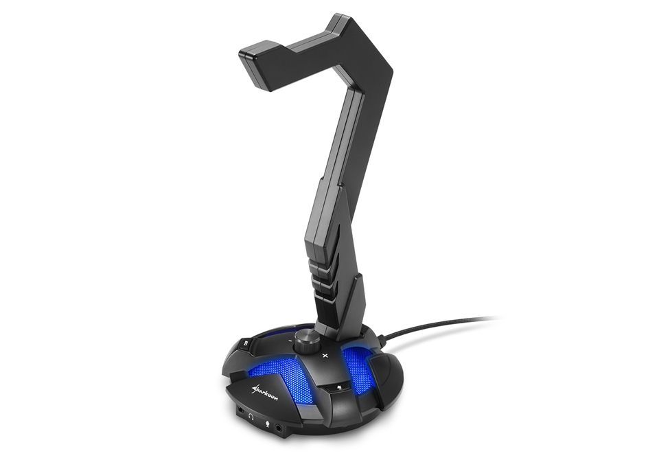 Sharkoon X-Rest 7.1 Supporto attivo Cuffie, Auricolare Nero [X-REST7.1]