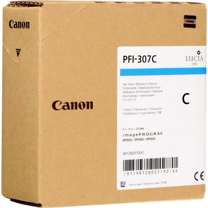 Canon PFI-307C cartuccia d'inchiostro Originale Ciano [9812B001]