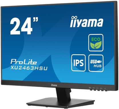 iiyama ProLite XU2463HSU-B1 Monitor PC 60,5 cm (23.8") 1920 x 1080 Pixel Full HD LED Nero [XU2463HSU-B1] - ITPartners
